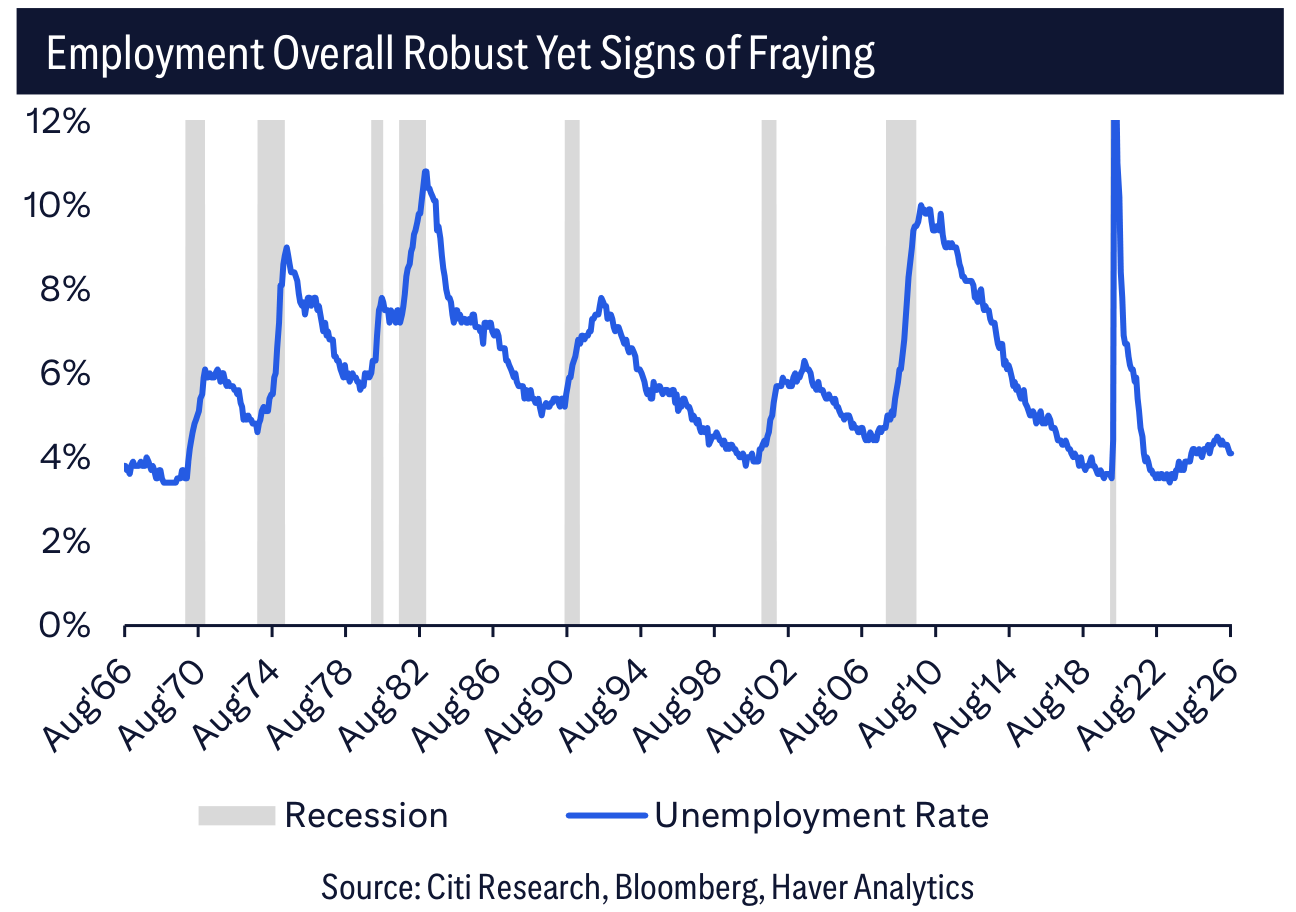 Employment Overall Robust Yet Signs of Fraying