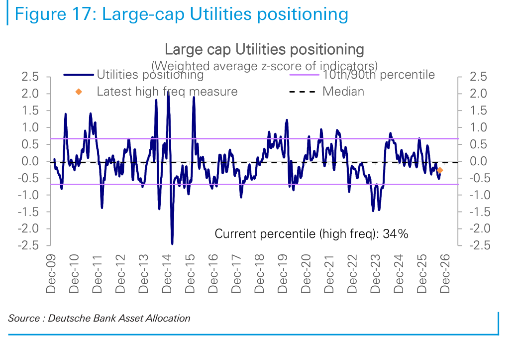 Large-cap Utilities positioning