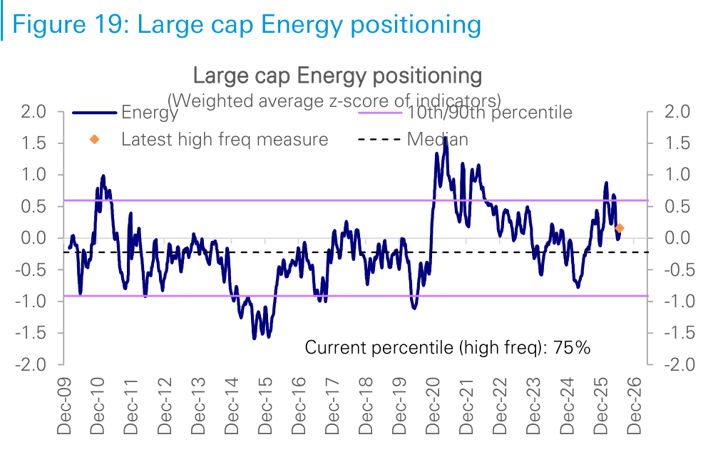 Figure 19. Large cap Energy positioning
