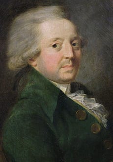 Portrait of Marie-Jean-Antoine-Nicolas de Caritat, marquis de Condorcet.