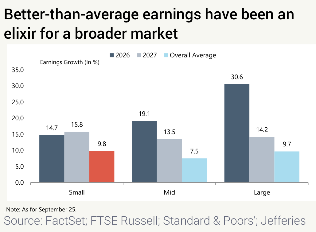 Better-than-average earnings have been an elixir for a broader market