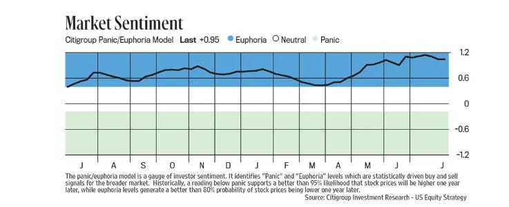 Citigroup Panic and Euphoria Model